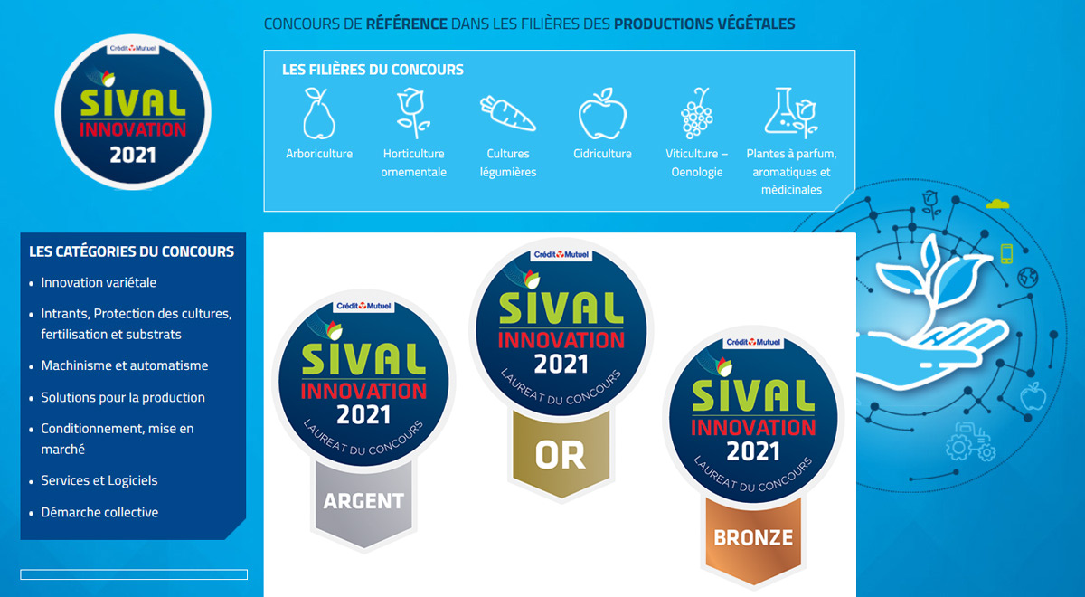 lauréats 2021 concours sival innovation